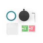 Magnetische Handyhalterung mit 360°-Drehung und Vakuumbefestigung farbe schwarz fünfte Ansicht