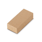 Wiederaufladbare Taschenlampe aus recyceltem Aluminium mit 500 Lumen, LED 10 W farbe schwarz Ansicht der Schachtel