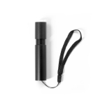 Wiederaufladbare Taschenlampe mit 3 Lichtmodi und Zoomfunktion farbe schwarz