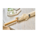 Automatischer Golfregenschirm mit geradem Bambusgriff Ø102 dritte Ansicht