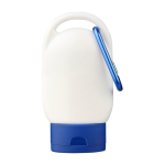 Sonnenlotion mit Karabiner und farbigem Deckel SPF30 30 ml farbe blau erste Ansicht