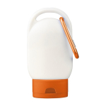 Sonnenlotion mit Karabiner und farbigem Deckel SPF30 30 ml farbe orange erste Ansicht