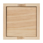 Sudokuspiel mit anhebbarem Spielbrett und Innenfach farbe holzton erste Ansicht