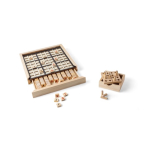 Sudokuspiel mit anhebbarem Spielbrett und Innenfach fünfte Ansicht