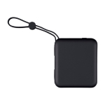 Powerbank aus Kunststoff mit Schnellladefunktion und LED-Display 10.000 mAh farbe schwarz erste Ansicht