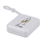 Powerbank aus Kunststoff mit Schnellladefunktion und LED-Display 10.000 mAh dritte Ansicht