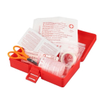 Erste-Hilfe-Set in Kunststoffbox mit Clipverschluss und 15 Teilen erste Ansicht