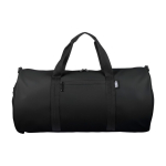 Wasserabweisende Sporttasche aus recyceltem Polyester mit Doppelgriff farbe schwarz erste Ansicht