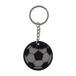 Schlüsselanhänger mit Ball-Design aus Edelstahl und Gummi erste Ansicht