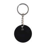 Schlüsselanhänger mit Ball-Design aus Edelstahl und Gummi fünfte Ansicht