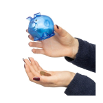 Sparschwein aus recyceltem Kunststoff zum Personalisieren achte Ansicht