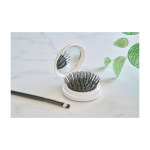 Rundes Taschenetui mit Spiegel und Bürste siebte Ansicht