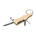 Multifunktions Schlüsselanhänger mit Korkenzieher siebte Ansicht