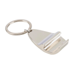 Schlüsselanhänger Zink mit Bambus und Flaschenöffner dritte Ansicht