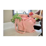 Große Baumwoll-Tote-Bag mit langen Henkeln 140 g/m² drittes Detailbild