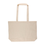 Baumwolltasche OEKO-TEX mit langen Henkeln vierte Ansicht