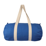 Sporttasche aus OEKO-TEX-Baumwolle mit Reißverschluss und langen Tragegriffen vierte Ansicht