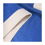 Sporttasche aus OEKO-TEX-Baumwolle mit Reißverschluss und langen Tragegriffen sechste Ansicht