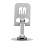 Klappbarer Handyhalter aus Aluminium mit 360°-Drehung vierte Ansicht
