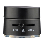 Magnetische Handyhalterung aus Kunststoff, klappbar, mit Saugnapf farbe schwarz erste Ansicht