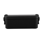 Stapelbare Lunchbox mit zwei Ebenen und Besteckset 2,2 L farbe schwarz erste Ansicht