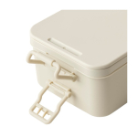 Stapelbare Lunchbox mit zwei Ebenen und Besteckset 2,2 L zweites Detailbild