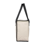 Kühltasche aus Kunstleder mit langen Tragegriffen und Fronttasche 9 l fünfte Ansicht