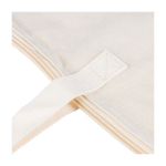 Recycelte Polybaumwolltasche mit Reißverschluss und langen Henkeln 330 g/m² siebte Ansicht