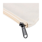 Recycelte Polybaumwolltasche mit Reißverschluss und langen Henkeln 330 g/m² achte Ansicht