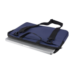 Laptop-Aktentasche mit Frontfach und verstellbarem Schultergurt 15'' achte Ansicht