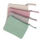 Geldbörse aus Cord zum Personalisieren mit passendem Reissverschluss dritte Ansicht