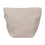 Kulturbeutel aus Cord zum Personalisieren mit passendem Reissverschluss vierte Ansicht