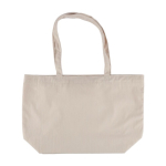 Cordtasche mit langen Henkeln, Hauptfach und Innentasche farbe beige erste Ansicht