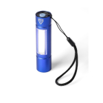 Wiederaufladbare Aluminium-Taschenlampe mit Handschlaufe und 3 Lichtmodi dritte Ansicht