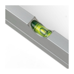 Aluminium-Winkel mit Wasserwaage in der Basis und 30cm-Lineal sechste Ansicht