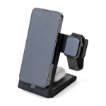 Ultraflache magnetische 3-in-1 Wireless-Ladestation 15 W achte Ansicht