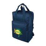 Rucksack aus recyceltem Polyester für Laptop 16'' mit Tragegriffen oben zweite Ansicht