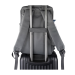 Rucksack aus recyceltem Polyester für Laptop 16'' mit Tragegriffen oben sechste Ansicht