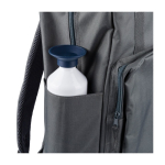 Rucksack aus recyceltem Polyester für Laptop 16'' mit Tragegriffen oben achte Ansicht