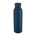 Thermosflasche aus doppelwandigem Edelstahl 650 ml farbe marineblau