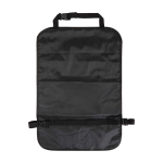 Auto Organizer mit Netztaschen und Sichtfenster farbe schwarz zweite Rückansicht