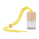 Kompakter Autolufterfrischer für Lüftungsgitter mit Vanilleduft 8 ml farbe gelb zweite Vorderansicht