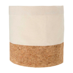 Leichter, vielseitiger und leicht zu reinigender Brotkorb aus Baumwolle farbe natürliche farbe zweite Vorderansicht