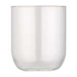 Glaskaraffe mit passendem Glas in matter Ausführung, ideal für Wasser farbe transparent dritte Vorderansicht