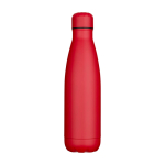 Wasserflasche aus recyceltem Edelstahl mit Verschluss 750 ml farbe rot zweite Vorderansicht