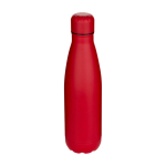 Wasserflasche aus recyceltem Edelstahl mit Verschluss 750 ml farbe rot