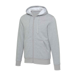 Unisex Sweatshirt aus recycelter Baumwolle und Polyester mit Sherpa Futter Elevate farbe grau mamoriert