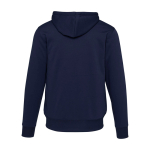 Unisex Sweatshirt aus recycelter Baumwolle und Polyester mit Sherpa Futter Elevate farbe marineblau zweite Rückansicht