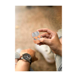 Kabellose Kopfhörer mit ENC-Technologie Prixton TWS163 farbe holzton Lifestyle-Bild