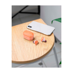 Kabellose Kopfhörer mit ENC-Technologie Prixton TWS163 farbe holzton Lifestyle-Bild 2